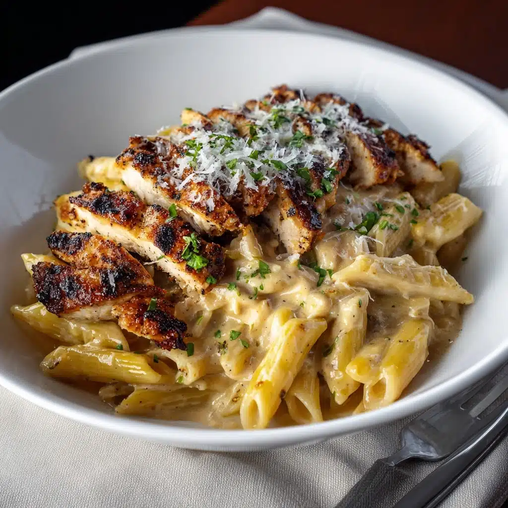 Garlic Parmesan Chicken and Pasta Recipe - Recipe Image