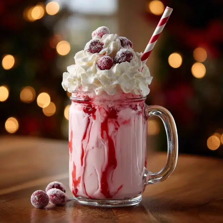 Candy Cane Christmas Punch Recipe