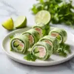 Cucumber Tuna Avocado Salad Rolls Recipe