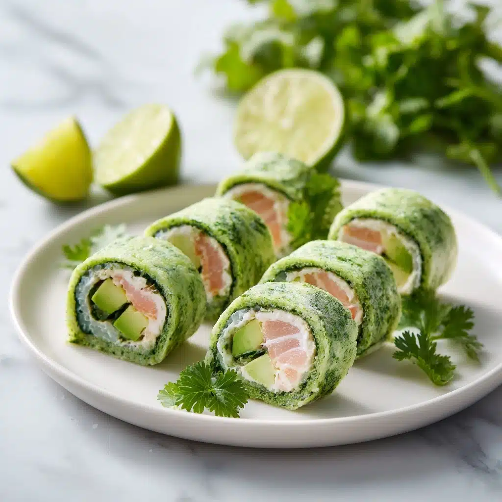 Cucumber Tuna Avocado Salad Rolls Recipe