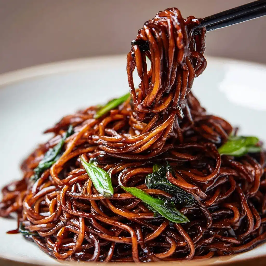 Soy Sauce Pan-Fried Noodles Recipe