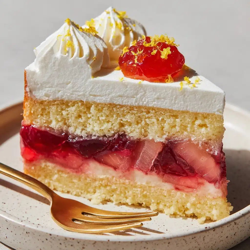 Rhubarb Upside Down Cake Recipe