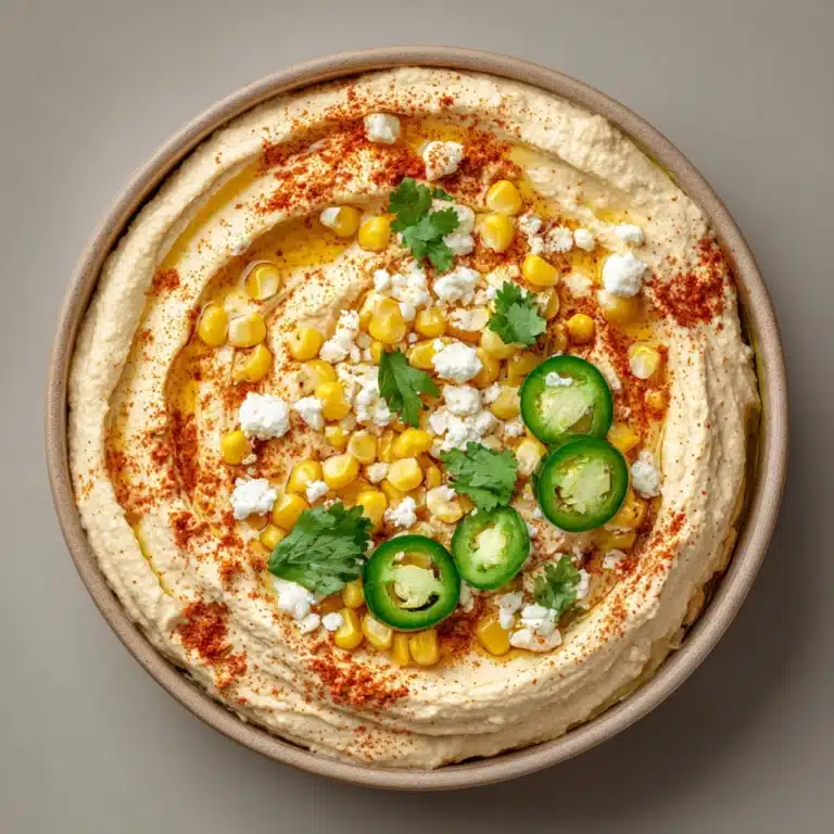 Street Corn Hummus Recipe
