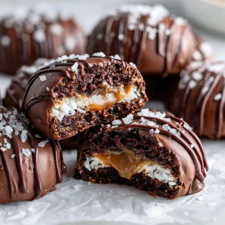 Easy Coconut Caramel Samoa Stuffed Cookie Recipe
