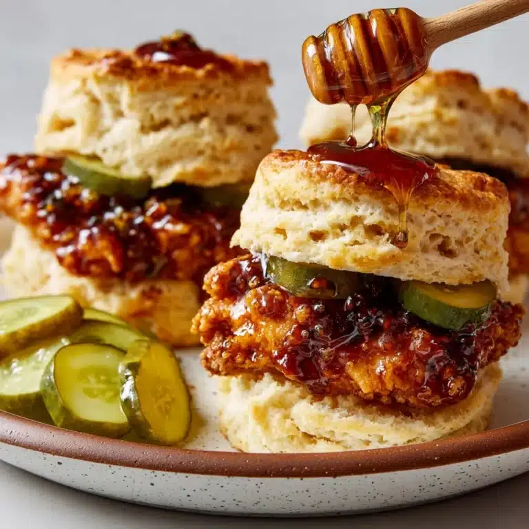 Hot Honey Chicken Biscuits Recipe