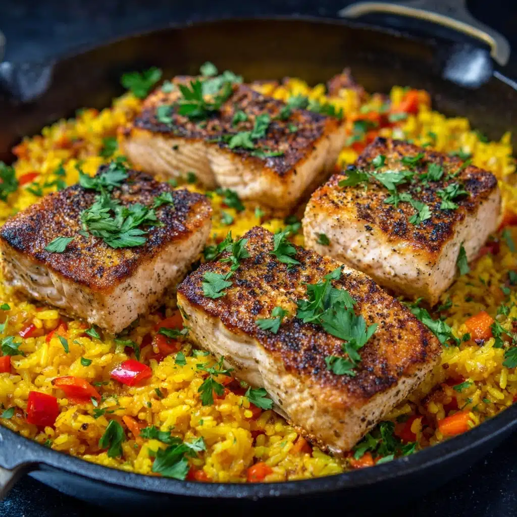 One-Pan Salmon and Rice Recipe