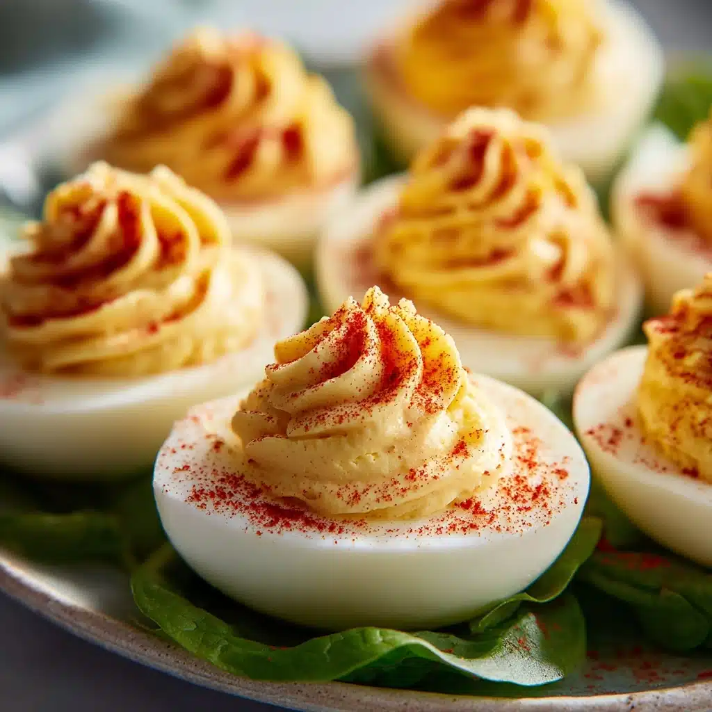 Deviled Egg Tulips Recipe - Recipe Image