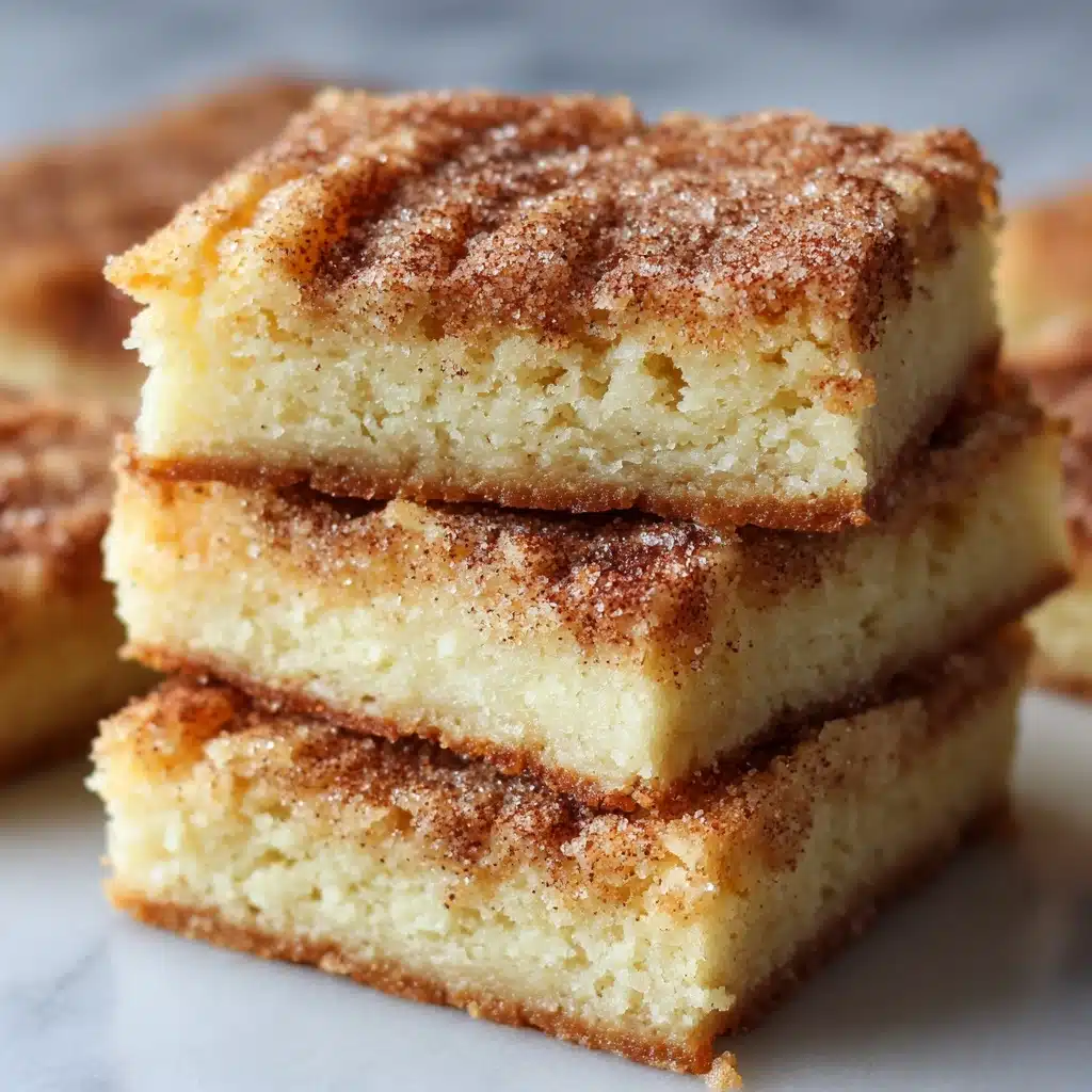 Chewy Snickerdoodle Cookie Bars Recipe - Recipe Image