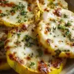 Cheesy Baked Squash Rounds Recipe