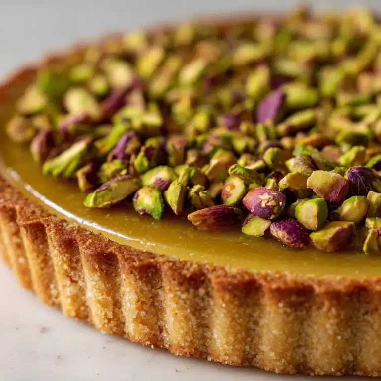 Pistachio Tart with Creamy Pistachio Paste Recipe