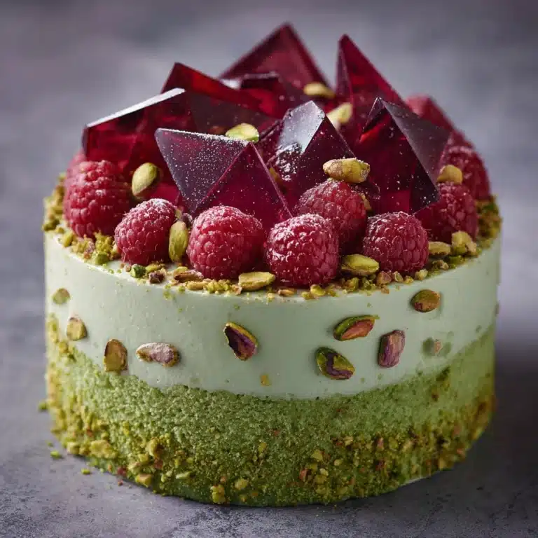 Raspberry Delight Pistachio Cake Extravaganza Recipe