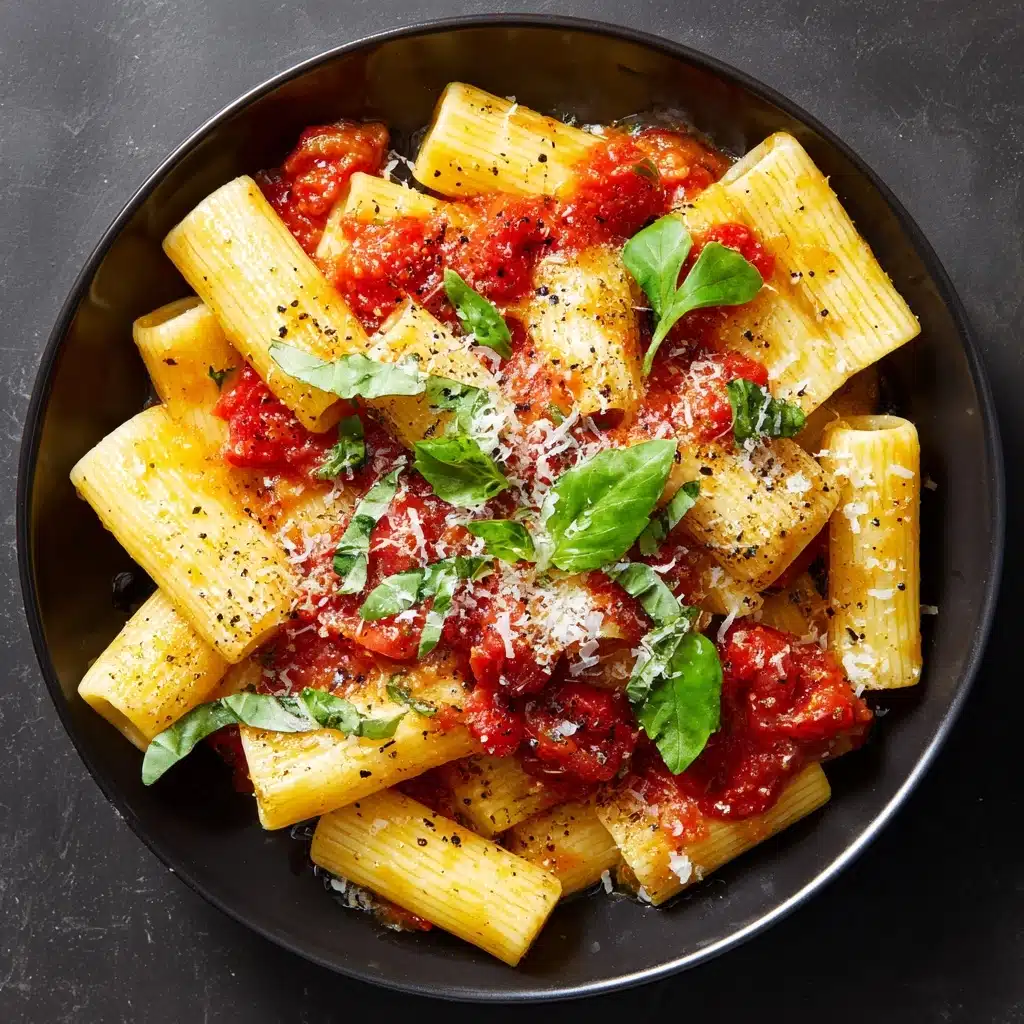 Pasta with Tomato Sauce and Vegetables Recipe - Recipe Image