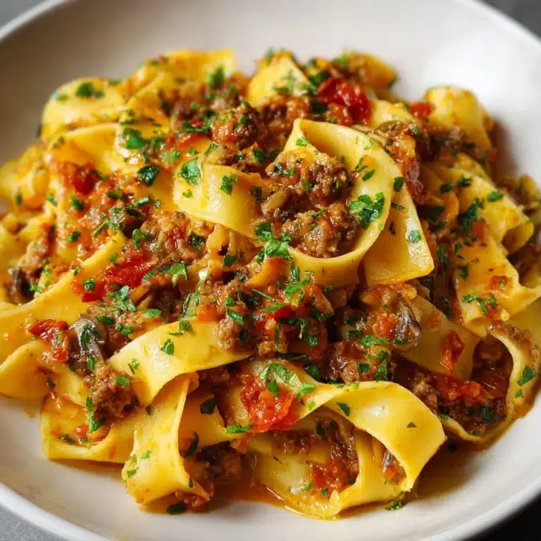 Italian Drunken Noodles Recipe