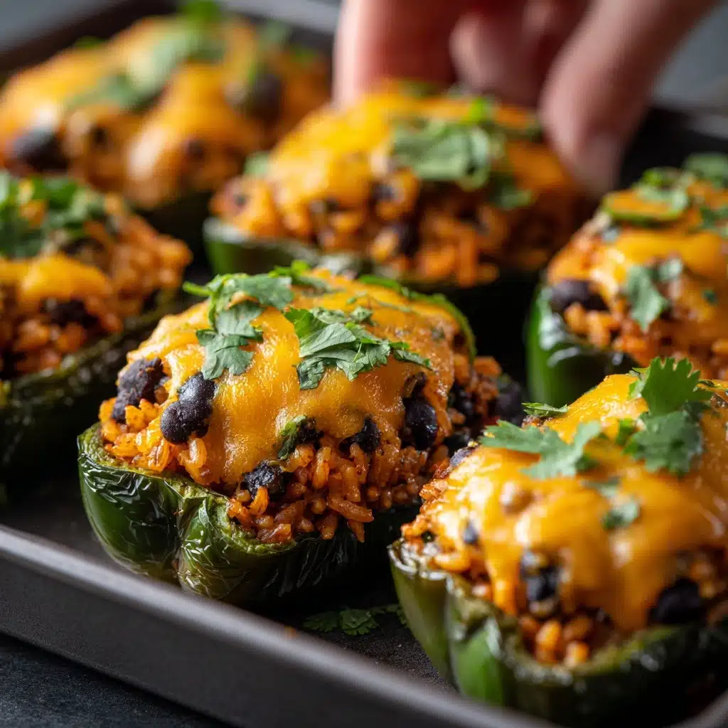 Baked Stuffed Poblano Peppers Recipe