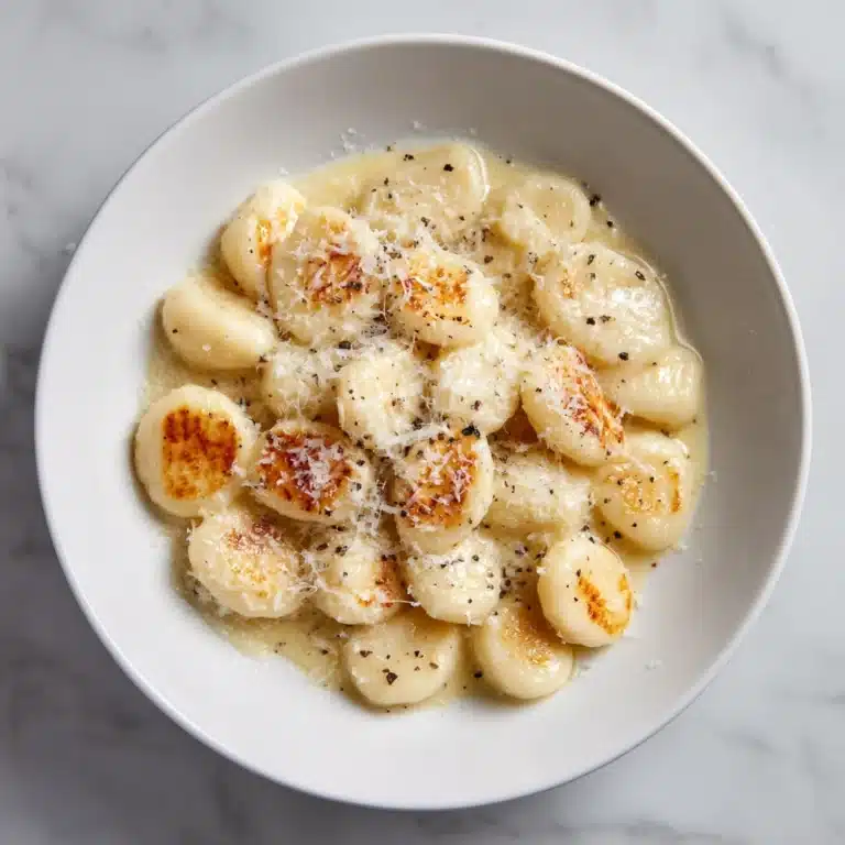 Toasted White Truffle Gnocchi Recipe