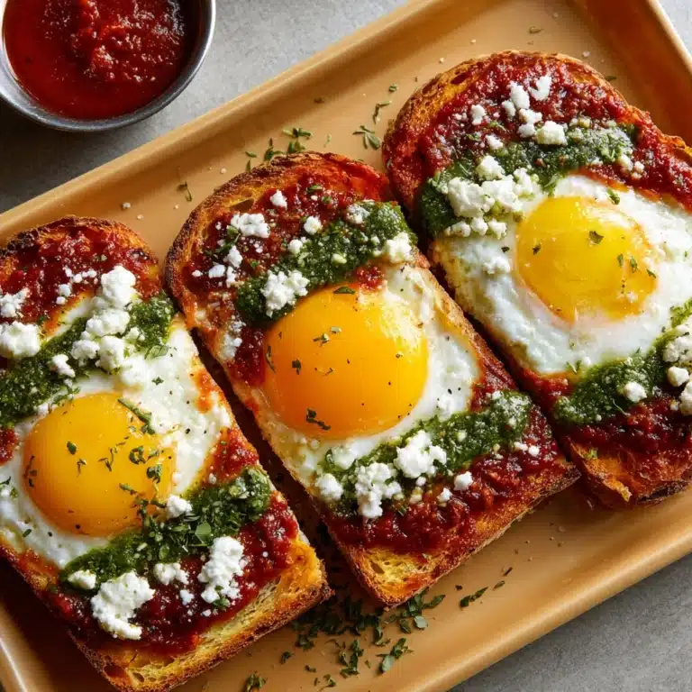 Shakshouka Toast Recipe