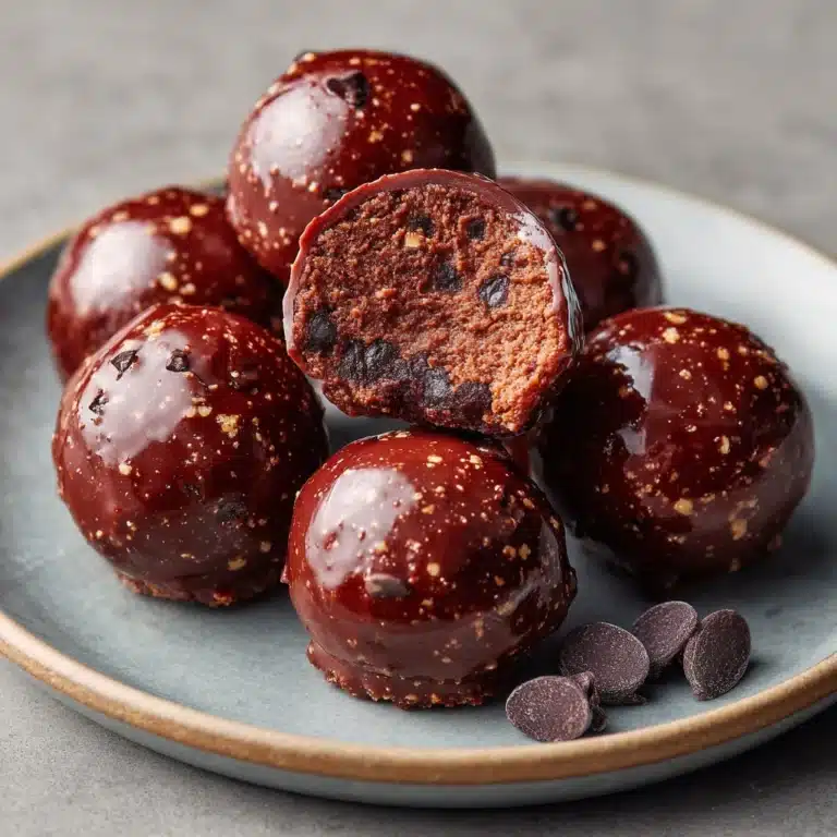 Chocolate Protein Balls Recipe