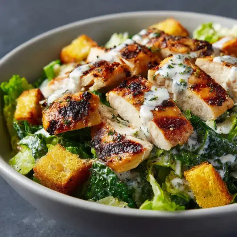Grilled Chicken Caesar Salad Recipe