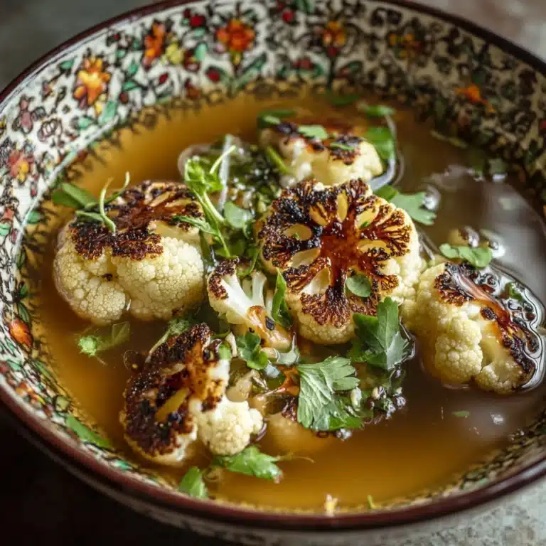 Mediterranean-Style Cauliflower Soup Recipe