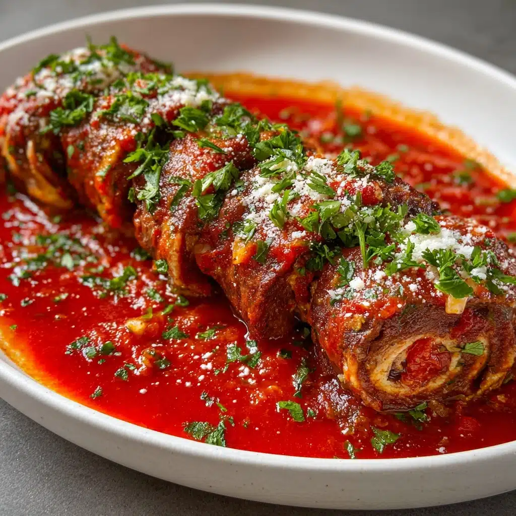 Beef Braciole (Involtini) – Traditional Italian Braciole al Sugo Recipe - Recipe Image