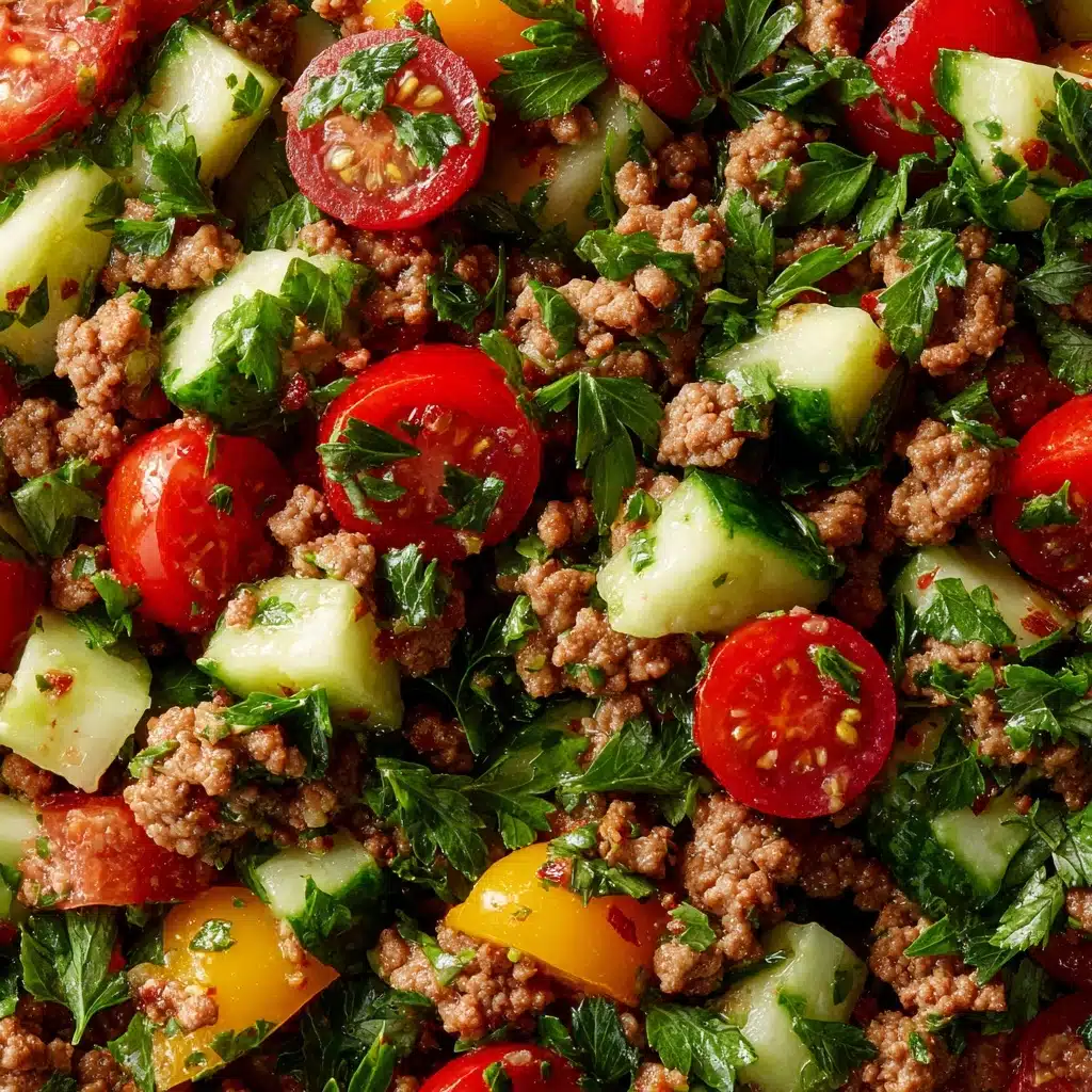 Mediterranean Ground Beef Stir Fry Recipe