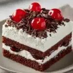 No-Bake Black Forest Slice Recipe