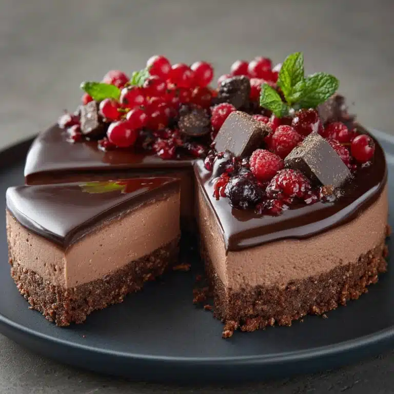 No-Bake German Chocolate Cheesecake Recipe