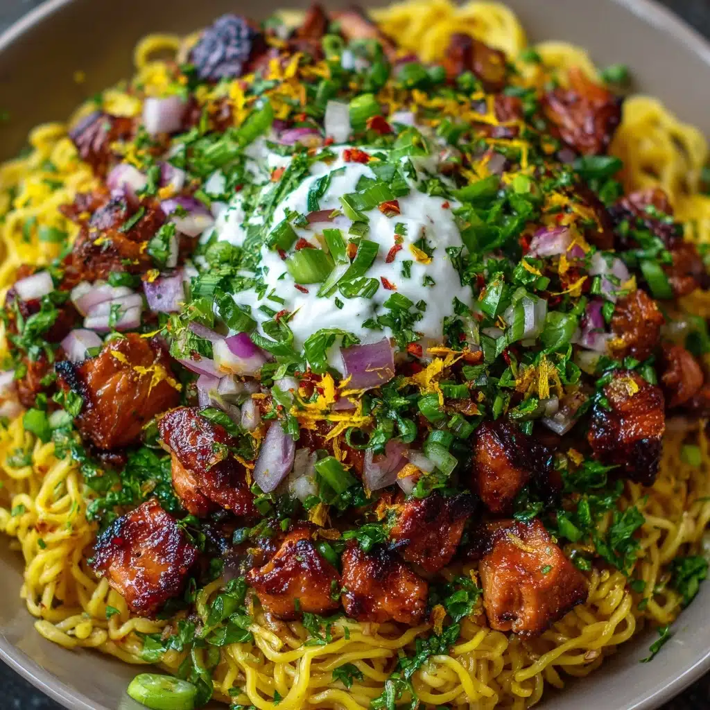 High Protein Mongolian Noodles Recipe - Recipe Image