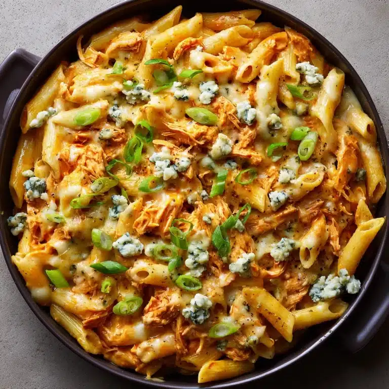 Buffalo Chicken Pasta – One Pot! Recipe