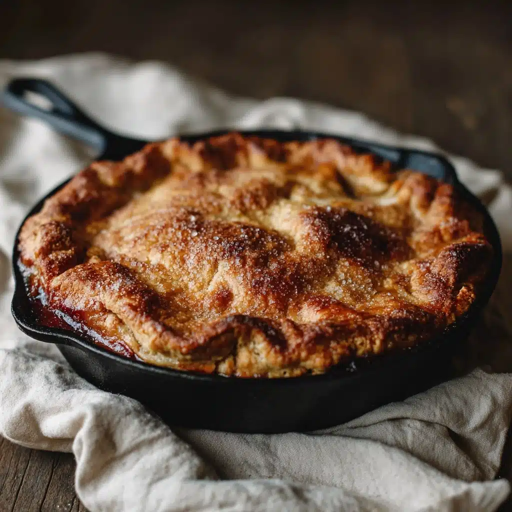 Peach Cobbler with Vanilla Ice Cream Recipe