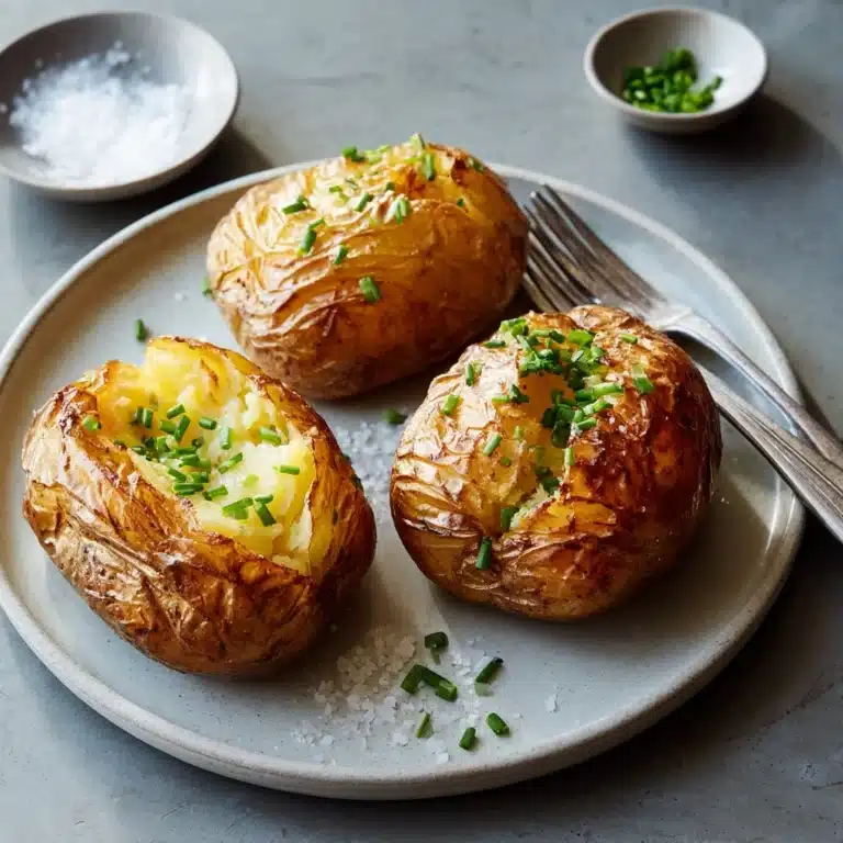 Air Fryer Jacket Potatoes (Baked Potatoes) Recipe