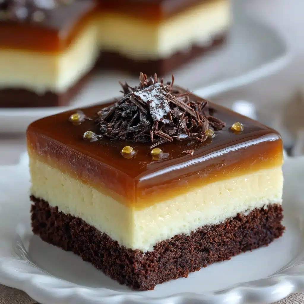 Secret Chocolate Cake with Passion Fruit Mousse Recipe - Recipe Image