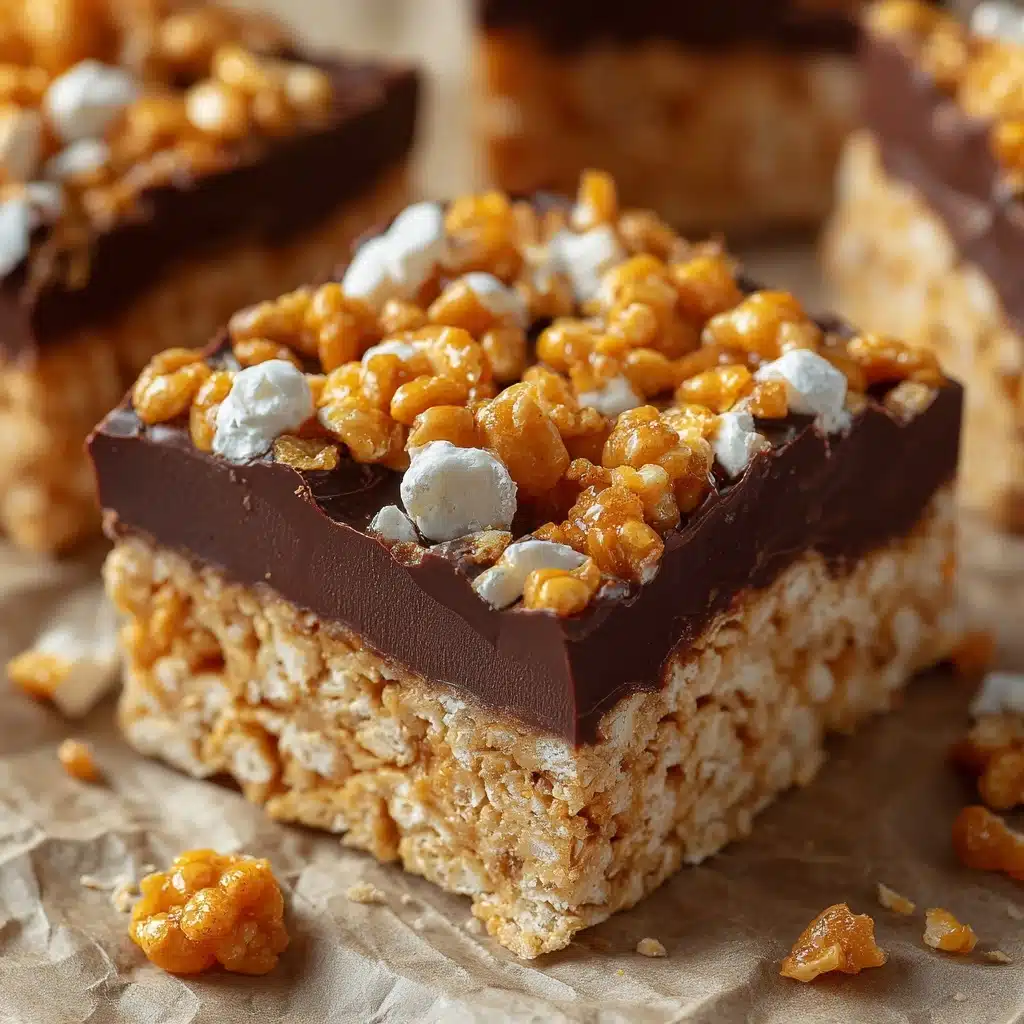 Salted Peanut Butter Rice Krispies Treats Recipe - Recipe Image
