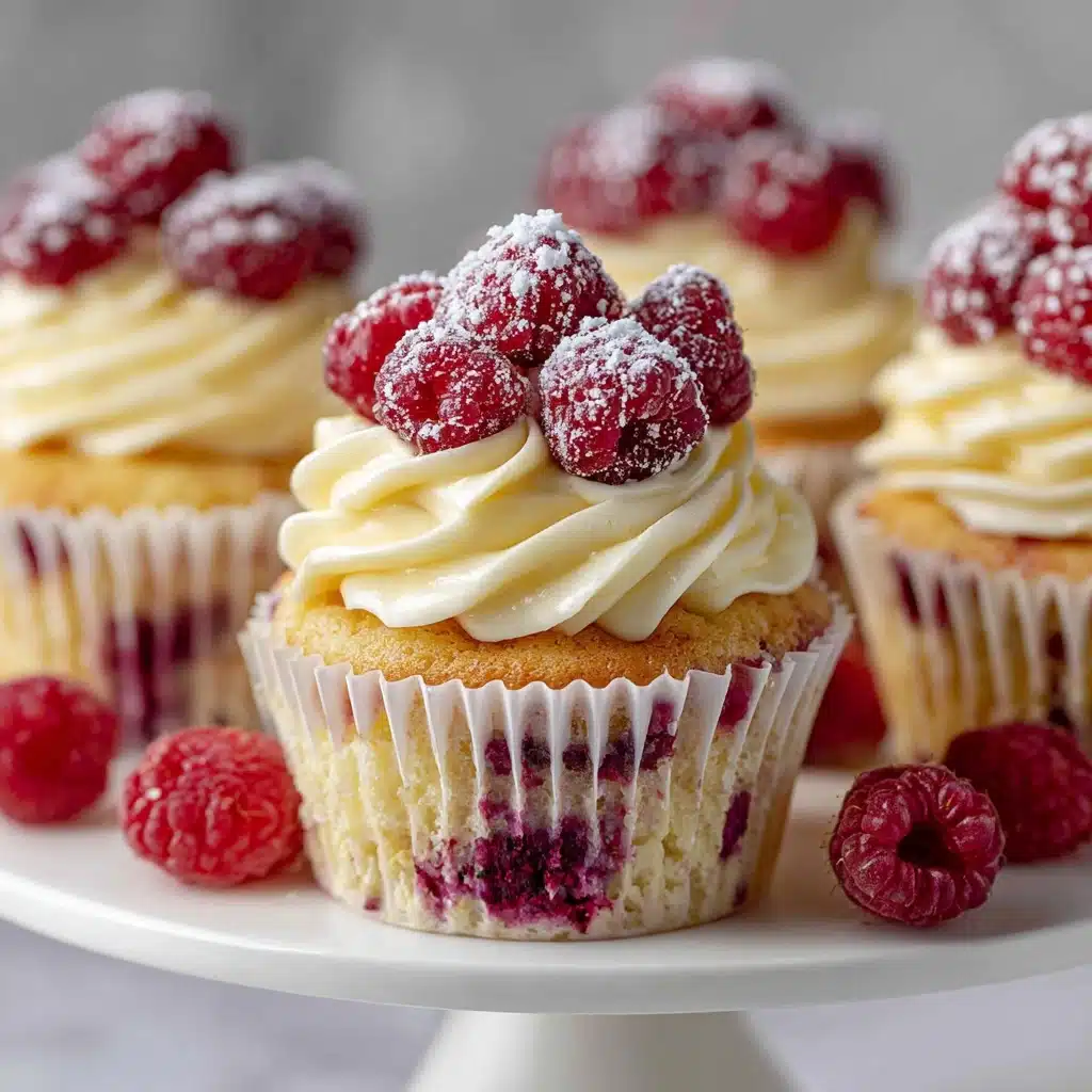 Raspberry Lemon Heaven Cupcakes Recipe - Recipe Image