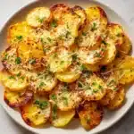 Parmesan Smashed Potatoes with Garlic Dip Recipe
