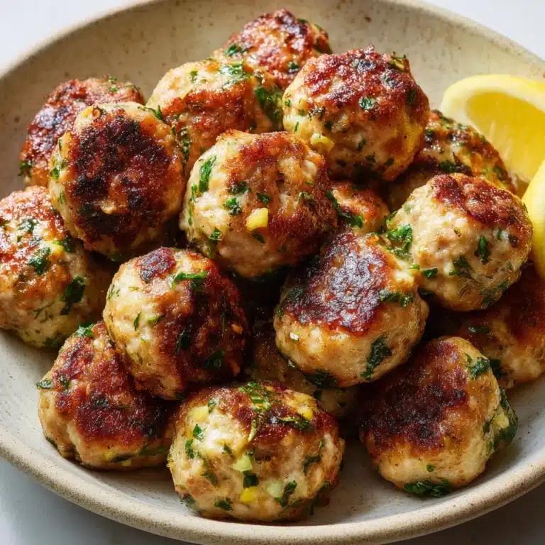 Low Carb Spinach Chicken Meatballs Recipe
