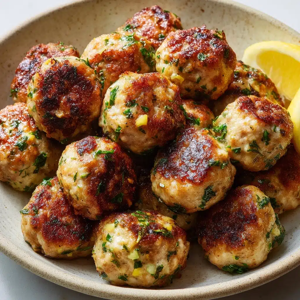 Low Carb Spinach Chicken Meatballs Recipe