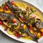 Easy Mediterranean Baked Mackerel Fish Recipe