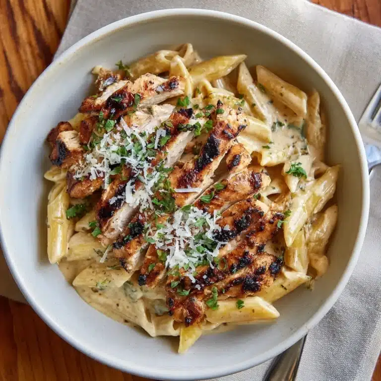 Garlic Parmesan Chicken and Pasta Recipe