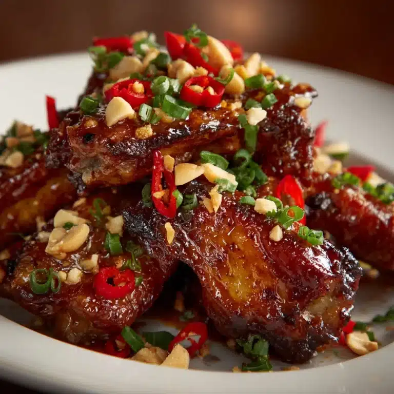 Sticky Lemongrass Chilli Air Fryer Chicken Wings Recipe