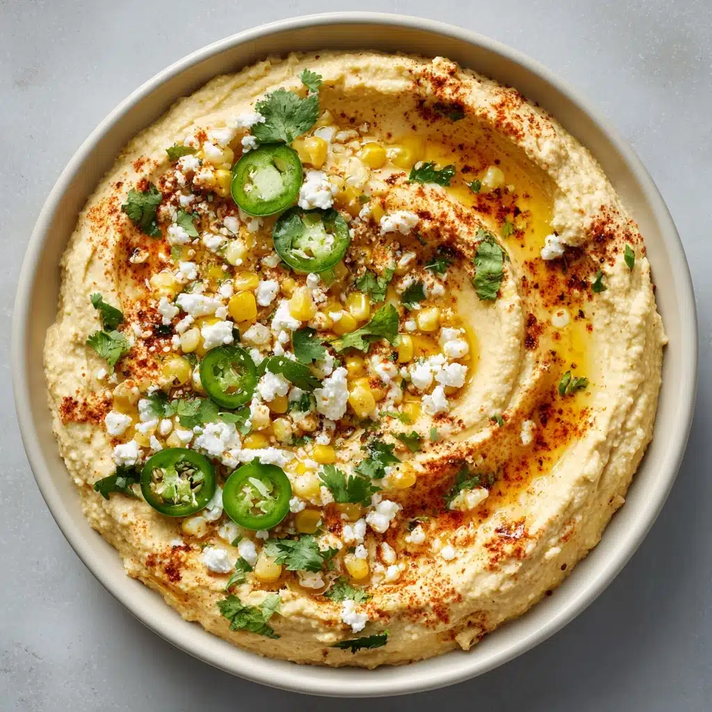 Street Corn Hummus Recipe - Recipe Image