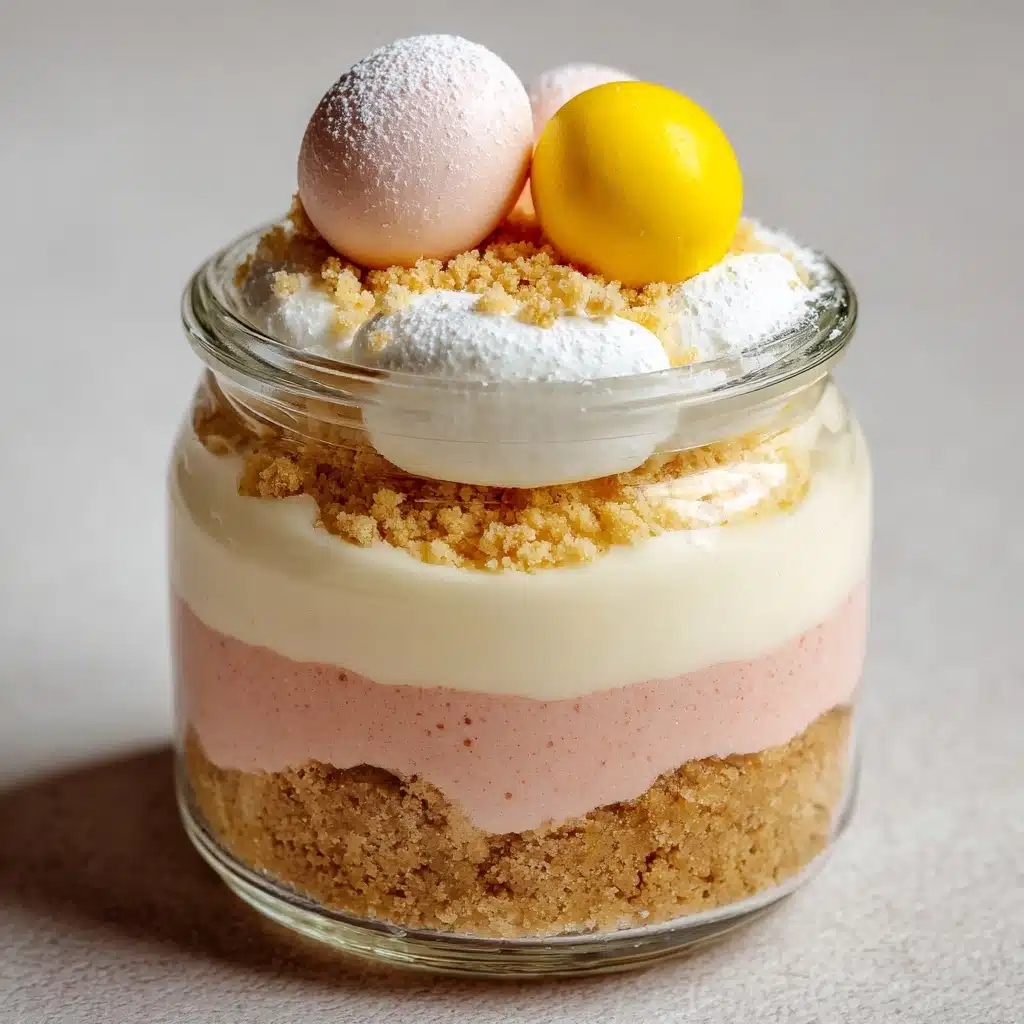 Easter Egg Cheesecake Jars Recipe - Recipe Image