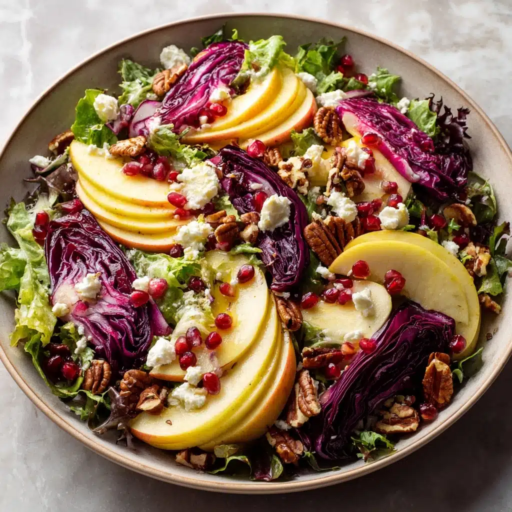 Winter Salad with Tangy Homemade Vinaigrette Recipe - Recipe Image