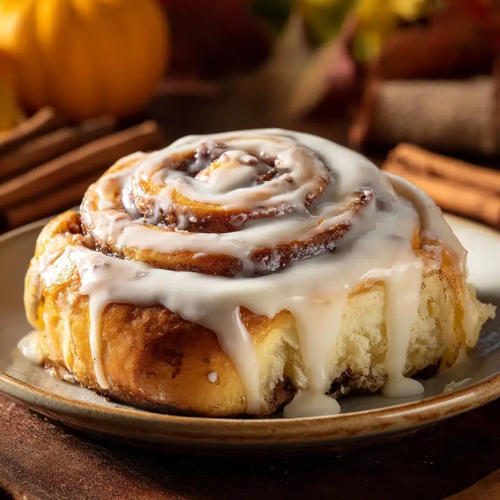 Pumpkin Cinnamon Rolls Recipe - Recipe Image