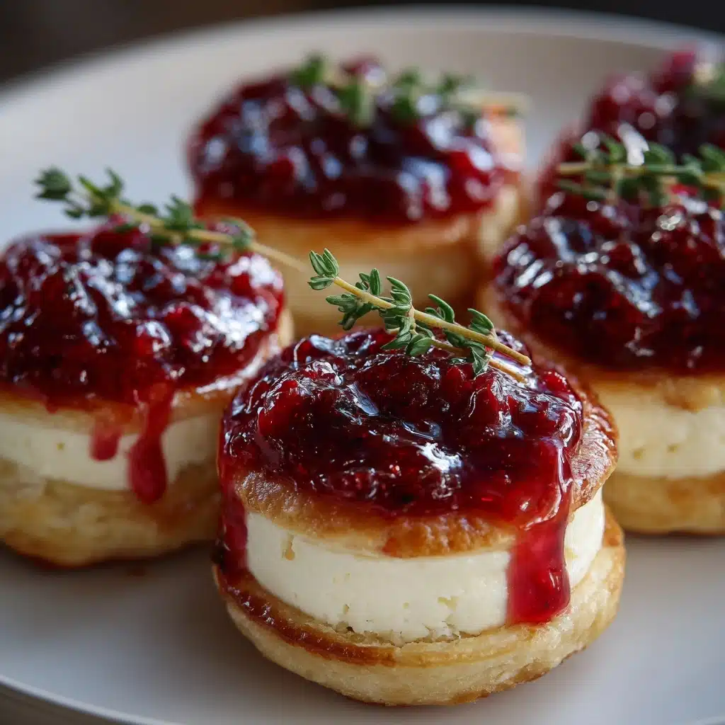 Cranberry Brie Bites Recipe - Recipe Image