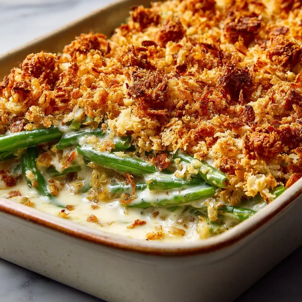 Easy Cream Cheese Green Bean Casserole Recipe - Recipe Image