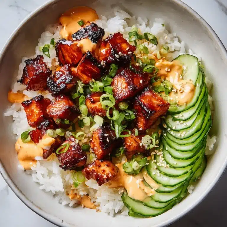 Spicy Salmon Rice Bowl Recipe