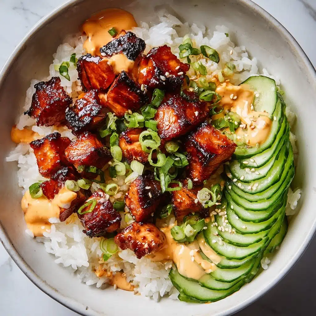 Spicy Salmon Rice Bowl Recipe - Recipe Image