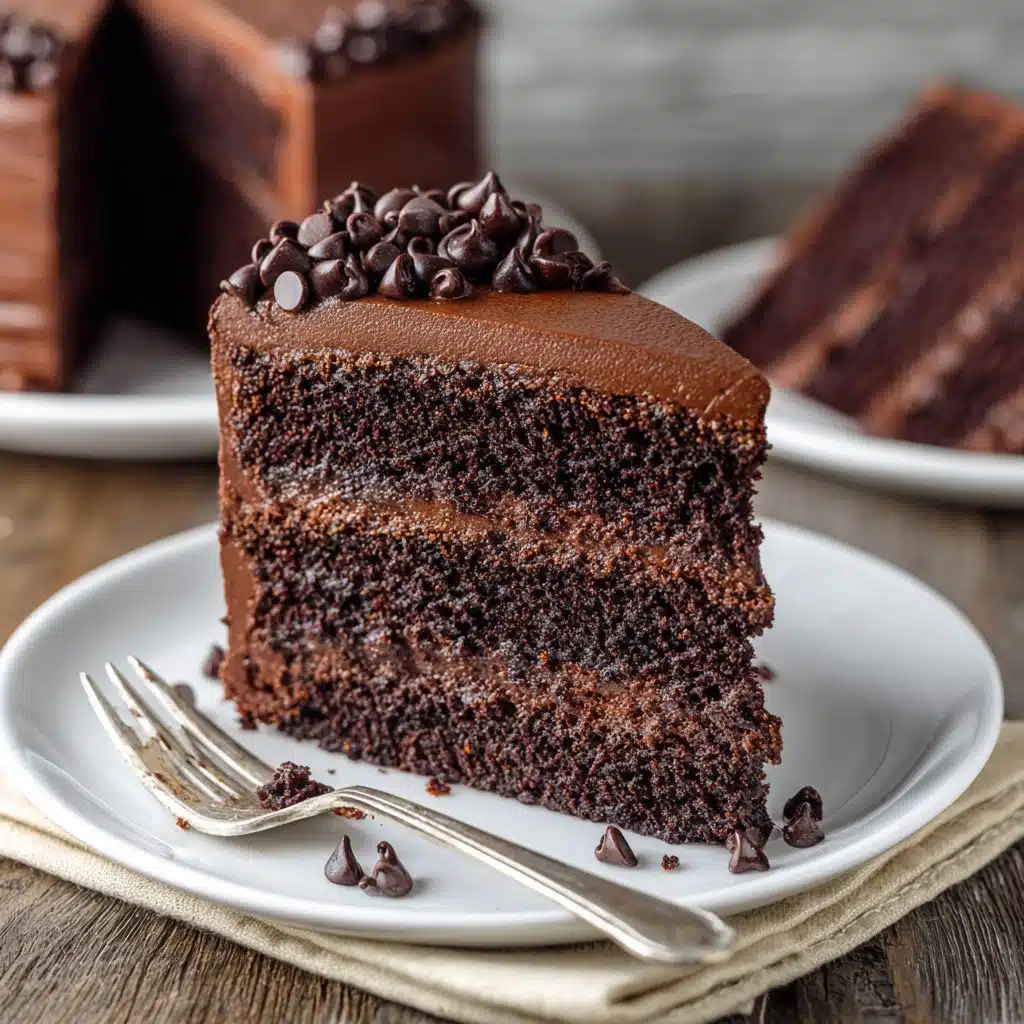 Triple Chocolate Cake Recipe - Recipe Image