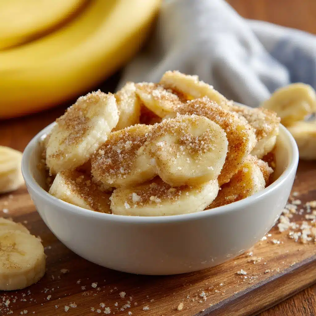 Cinnamon-Sugar Air Fryer Banana Chips Recipe - Recipe Image